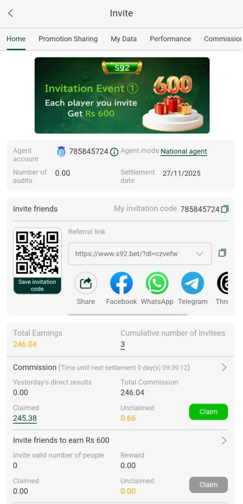 S92 Bet Game Download