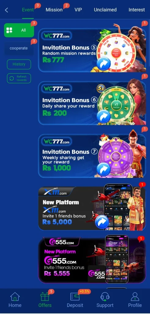 WC777 Game Apk